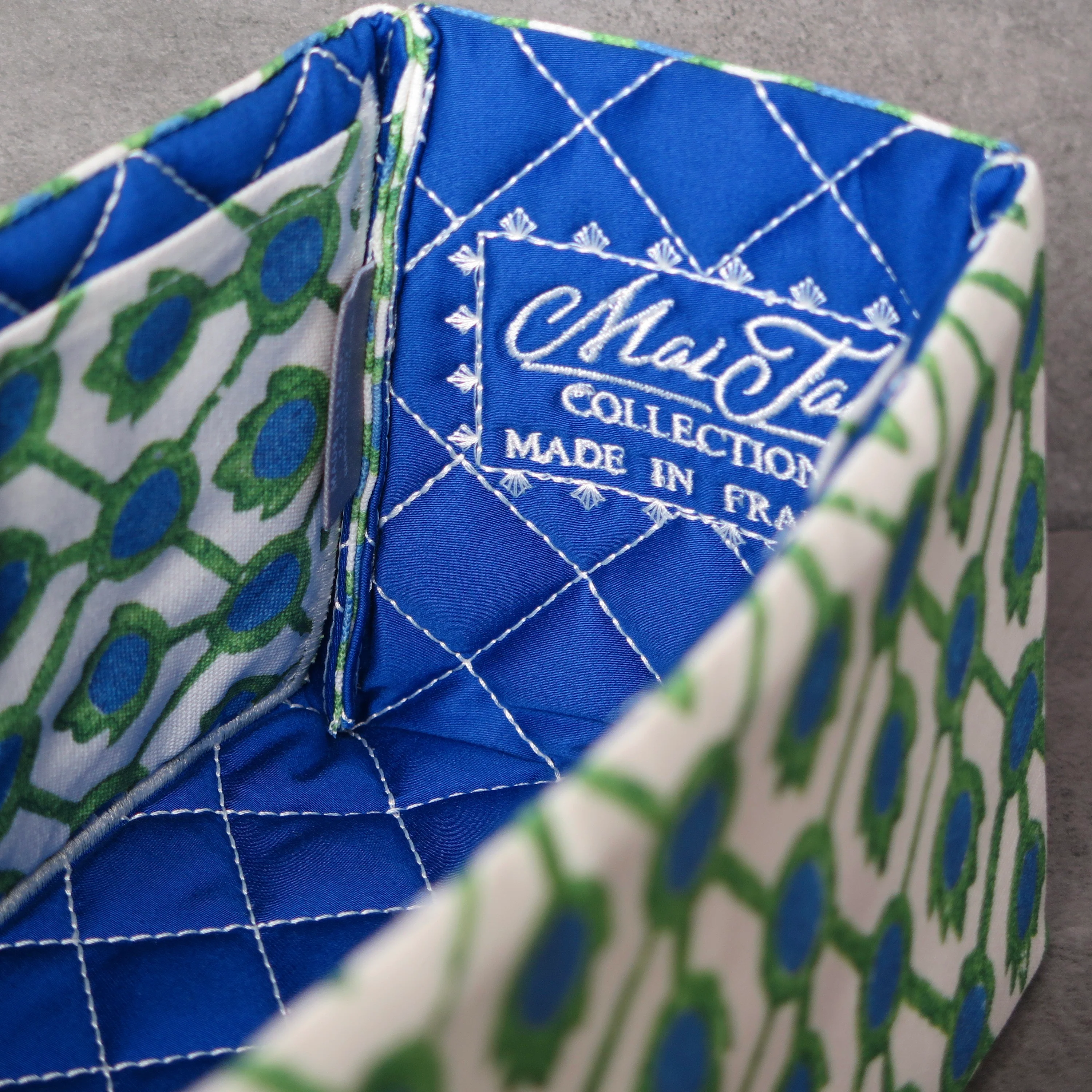 Trellis Bleu Royal/Emerald - Image 6