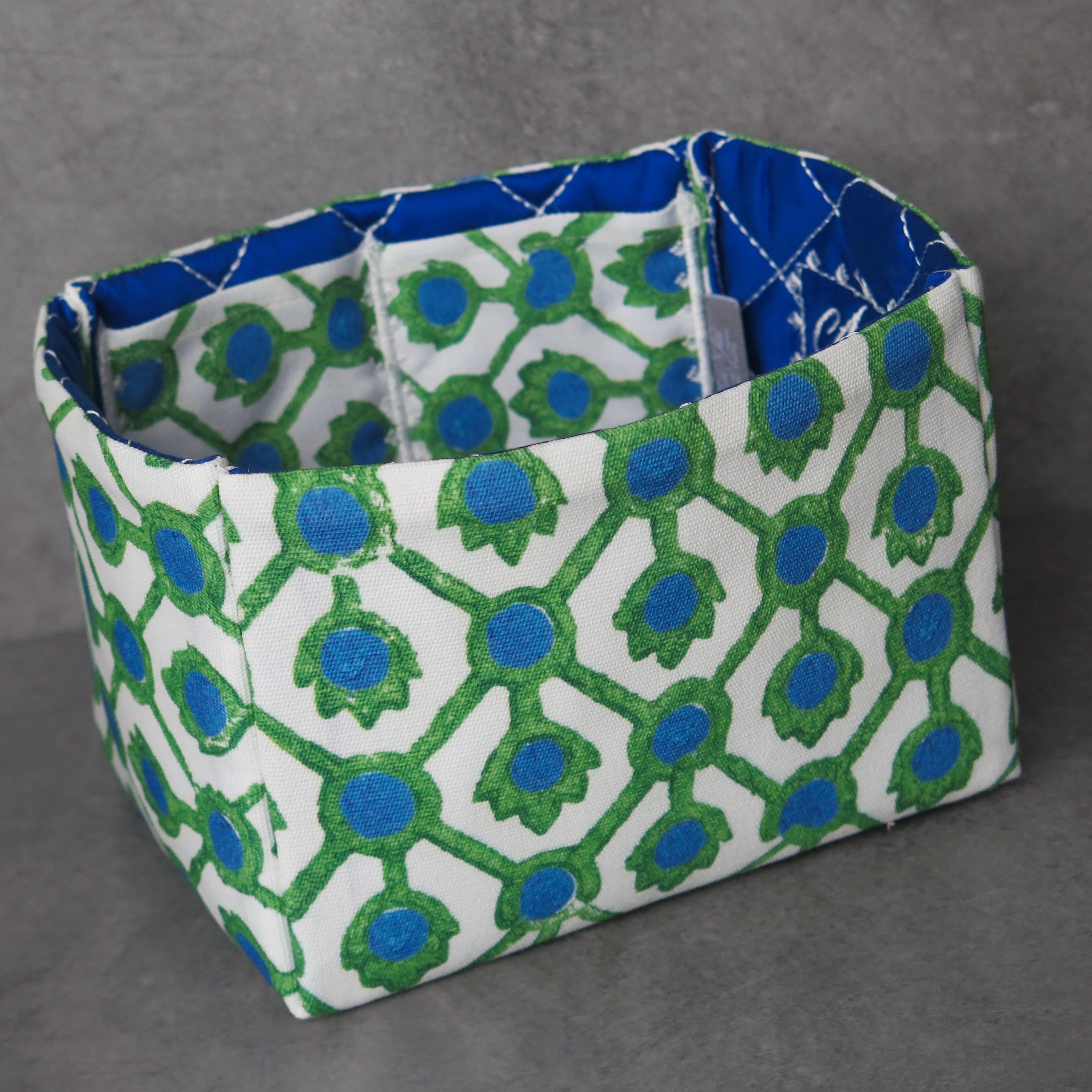 Trellis Bleu Royal/Emerald - Image 7