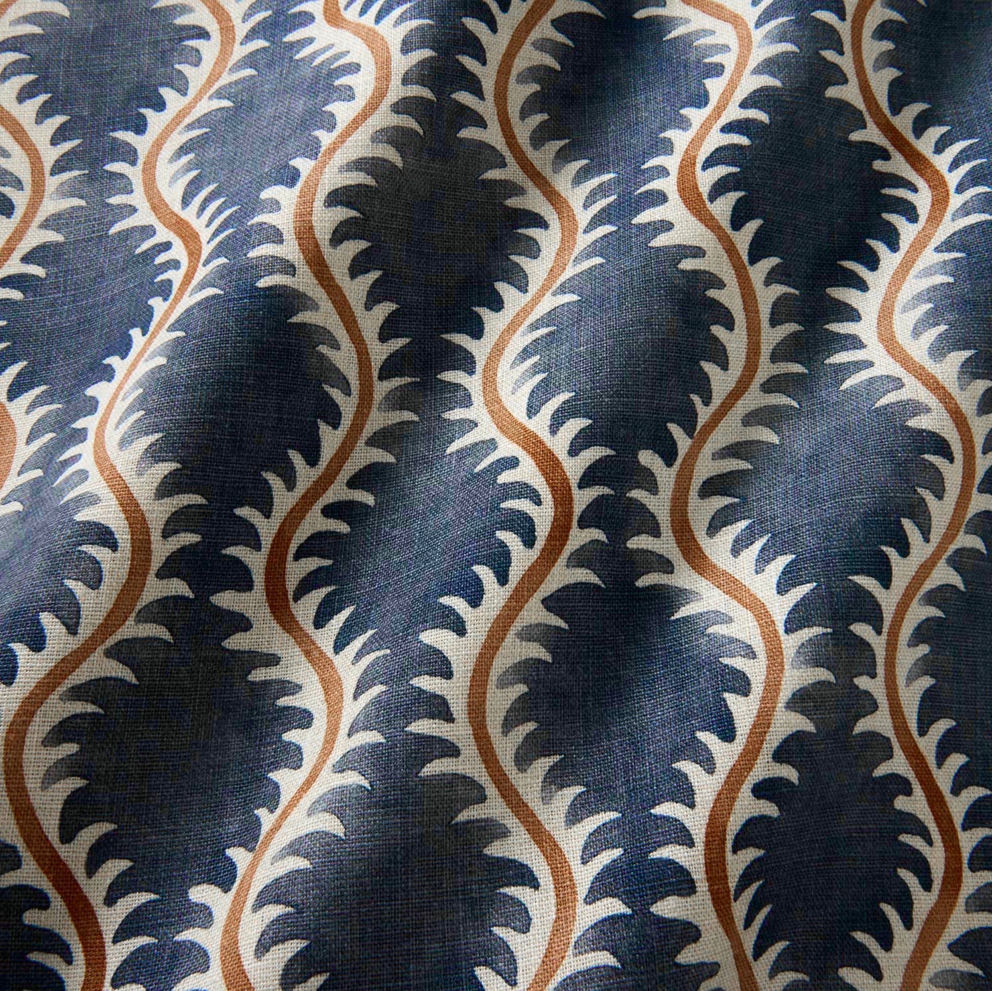 Tribal Frond Indigo/Gold - Image 3