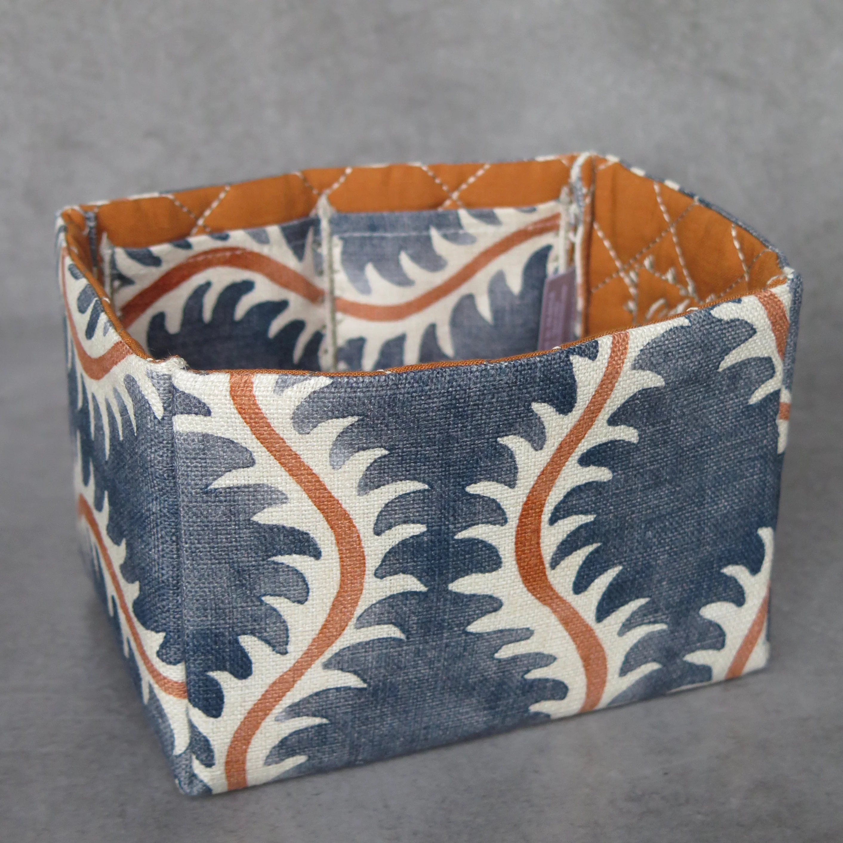 Tribal Frond Indigo/Gold - Image 5